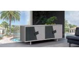 Credenza Grigia Cassettiera Moderna In Legno Mobili Da Soggiorno Designer Nuovo