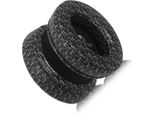 Inf Cuscinetti Auricolari Di Ricambio Per Cuffie Sennheiser Serie Hd Bianco+Nero Pelle Proteica