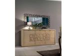 Lusso Credenza Specchio Soggiorno Legno Cassettiera Marrone 2Pcs