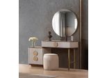 Elegante Cassettiera Beige Cassettiera Robusta Mobili Per La Camera Da Letto Tavolino Da Toilette