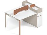 Tavolo Da Lavoro Scrivania Di Design Per 2 Persone Tavoli In Legno Pregiato Tavoli Da Ufficio