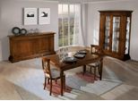 Set Di 7 Tavoli Da Pranzo Per Sala Da Pranzo 4X Sedie Vetrina Mobili In Legno Di Lusso
