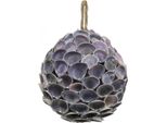 Conchiglia Palla Marittima Viola Decorazione Ø12Cm Conchiglie Per Appendere