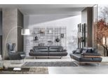 Set Da Soggiorno Di Design 3Pcs Tre Posti Divano Arredamento Moderno Poltrona