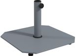 Outsunny Supporto Per Ombrellone In Metallo 18,5 Kg, Supporto Per Ombrellone Quadrato, Peso Per Ombrellone, Supporto Per Ombrellone 32/38/48Mm