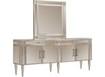 Cassettiera Beige Per Sala Da Pranzo A Specchio Credenza Di Lusso In Legno Cassettiere Di Pregio
