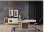 Lusso Tavolo Da Pranzo 6X Sedie Designer Mobili Moderni In Legno Soggiorno Nuovo