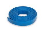 Eberth Tubo Flessibile Piatto Da 1" Per Pompe, Lunghezza 20 M, 1 Pollice, Diametro 25 Mm, Flessibile, Resistente Pvc, Tubo Industriale"