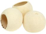 Coppa Campana Piccola Decorazione In Legno Sbiancato 25 Pezzi, Decorazione Di Frutta Secca, Forniture Artigianali