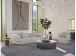 Set Soggiorno Divano 2 Pezzi Design Completo Divano Tre Posti Nuovo Set Poltrona Divano