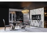 Set Di Mobili Da Soggiorno Credenza Specchio Gruppo Di Mobili 2Pz Cassettiera Grigio