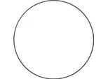 Anello Decorativo Scandi In Metallo Nero Ø40Cm Decorazione Da Parete Decorazione Da Finestra Boho Confezione Da 4 Pezzi