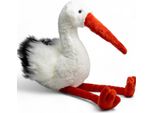 Cicogna Carl Dick, Cicogna Con Sonaglio Di Circa 40 Cm, Peluche 3614