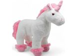 Carl Dick Unicorno Bianco-Rosa In Piedi Di Circa 35 Cm Peluche, Peluche, Peluche 3603