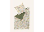 SchÖNer Wohnen Biancheria Da Letto Playful-B Colore Verde Dimensioni 155X220+80X80