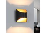 Zmh Lampada Da Parete Per Interni Nero Oro Su Giù Lampade Da Parete Corridoio Scale Luci Vintage G9 Illuminazione Da Parete In Ceramica Per Camera Da Letto Soggiorno Camera Dei Bambini Senza Lampadine