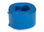 Tubo Flessibile Piatto Eberth Da 3" Per Pompe, Lunghezza 10 M, Diametro 3 Pollici, 76 Mm, Flessibile, Resistente In Pvc, Tubo Industriale"