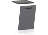 Frontale Cucina Per Lavastoviglie Da Incasso 45Cm Antracite