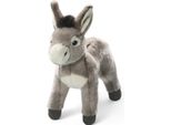 Carl Dick Asino Grigio In Piedi, Peluche, Peluche Lungo Circa 25 Cm, Alto 23 Cm Peluche, Peluche, Peluche 3621