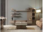Cassettiera Di Design Credenza Specchio Legno Beige Mobili Novità