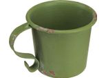 Portacandele A Bastoncino Vintage Design A Coppa In Metallo Verde Ø7Cm H6Cm Set Di 2 Portacandele Decorativi Retrò