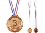 Medaglia Di Bronzo Trofeo Premio Terzo Posto Zinco 6,5 Cm