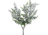 Ramo Di Eucalipto Artificiale Innevato Decorazione Natalizia 48Cm Pianta Verde Artificiale Decorazione Da Tavolo Corona D'avvento