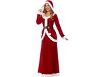 Smiffys - Costume "Deluxe"" - Donna SM2209 (S) (Rosso)"