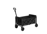 Carrello A Mano Aiorber, 70L, Pieghevole, Con Grandi Ruote, Maniglia Auto-Retrattile, Trolley, Stabile Struttura In Acciaio, Per Campeggio, Shopping, 66X41X44,5Cm, Nero
