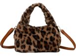 Gallantry, Borsa Da Donna Con Tracolla Staccabile In Pelliccia, Cammello