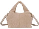 Gallantry, Borsa Da Donna Con Tracolla In Pelliccia Staccabile, Grigio Talpa
