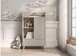 Cassettiera Per Cameretta Bambini Olivia - Beige / Grigio
