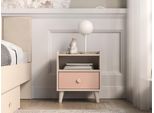 Comodino Per Cameretta Bambini Olivia - Beige / Rosa