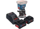 Bosch Gkf 18V-8 Posa Professionale Per Bordi A Batteria 18 V 8,0 Mm Senza Spazzole + 2X Batteria Procore 8,0 Ah + Caricabatteria