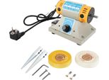 Spina Ue 220V 350W Rettificatrice Elettrica Lucidatrice Per Gioielli Dentale Tornio Motore