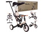 Triciclo Coil, Bici Per Imparare A Camminare, Balance Bike Per Bambini, Triciclo/Corsa, Balance Bike, 6In1, Sedile In Plastica, Da 12 Mesi, Ruote In Gomma, Regolazione In Altezza, Beige
