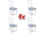Set Di Sedie Imbottite Per Sala Da Pranzo Completo Di K22 4X Sedie Di Design