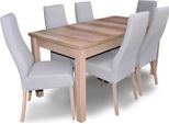 Set Completo Per Sala Da Pranzo Tavolo 6X Poltrone Sedie Set Da Pranzo Di Lusso 7 Pezzi.