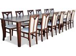 Set Completo Tavolo Da Pranzo 12 Sedie Set Sala Da Pranzo Gruppo Tavolo Legno Tavoli 13Pz