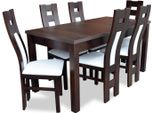 Set Completo Tavolo Da Pranzo 6X Sedie Sala Da Pranzo Gruppo Tavoli Legno 7Pz Vero Legno