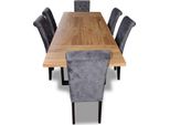 Tavolo Da Pranzo Moderno In Legno Set Sala Da Pranzo 6X Sedie Set 7 Pezzi Nuovo