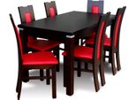 Tavolo Da Pranzo Moderno Set Di Sedie Tavoli + 6 Sedie Set Da Pranzo Di Design Legno