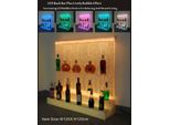 Acqua Led Scaffale A Muro Bar Arredamento Fantasia Scaffali Armadio Pareti Di Vetro Nuovo