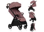 Lionelo Passeggino Ingrid Fino A 22 Kg Da 6 Mesi A 4 Anni Grandi Ruote Girevoli A 360° - Rosa