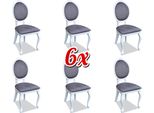 Set Di Sedie Per Sala Da Pranzo Set Di Poltrone Gruppo Completo Soggiorno 6X Pezzi Nuovo