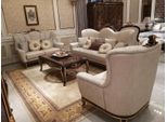 Set Di Divani Classici 3+2+1 Mobili Da Salotto Italiani Divano Divano Tappezzeria 3 Pezzi.