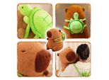 Capybara Peluche Giocattolo Con Piccola Tartaruga, Carino Capibara Giocattolo, Bambini Comfort Oggetto Compagno Bambola 50CM