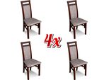 Set Di Sedie Moderne Con Seduta Imbottita Set Sala Da Pranzo 4X Sedie Cucina Gruppo Nuovo
