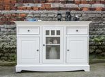 Mobile Buffet Mobile Bar Casa Di Campagna Lusso Italiano Legno Mobili Bianco Grande Nuovo