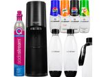 Sodastream Sparkling Water Maker Terra Black 2 Bottiglie Sciroppo Quickconnect Set